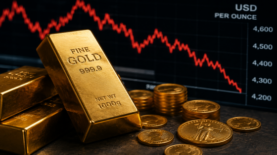 أسعار الذهب تواصل التراجع مع تصاعد توقعات رفع الفائدة الأمريكية