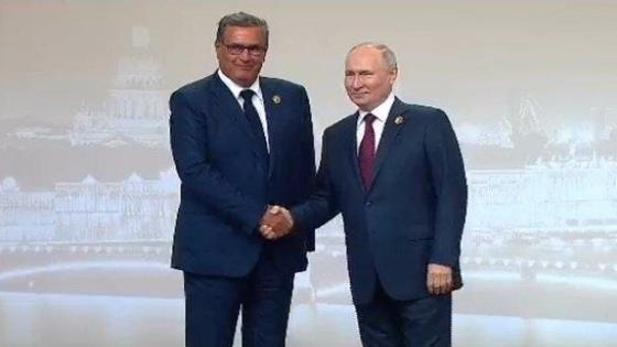 بوتين يعرب عن رغبته في تعزيز العلاقات الروسية المغربية