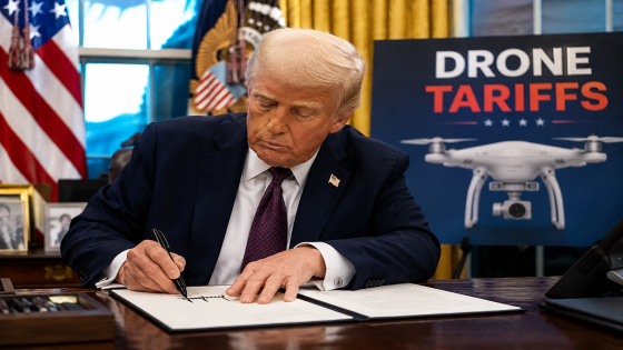 ترامب يفرض رسوماً جمركية تصل إلى 100% على الطائرات المسيرة ومكوناتها
