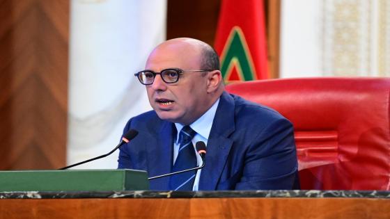 برقية ولاء وإخلاص مرفوعة إلى جلالة الملك من رئيس مجلس المستشارين