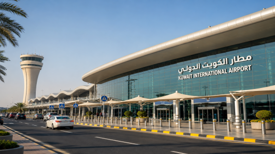 الكويت تُفعّل خطة الطوارئ بمطارها الدولي عقب هجوم بطائرات مسيّرة وصواريخ