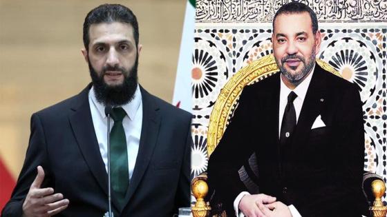 جلالة الملك يتوصل ببرقية تهنئة من الرئيس السوري أحمد الشرع بمناسبة عيد الأضحى المبارك