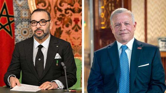 جلالة الملك يبعث برقية تضامن وإستنكار إلى العاهل الأردني إثر الإعتداءات الإيرانية