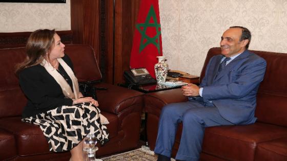 رئيس مجلس النواب يستقبل سفيرة كولومبيا بالرباط