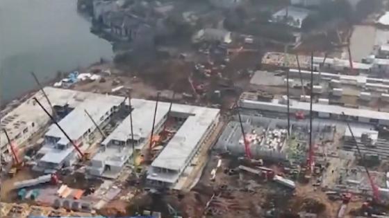 الصين تنتهي من أشغال بناء وتجهيز مستشفى جديد في "ووهان" لاستقبال المصابين بفيروس كورونا