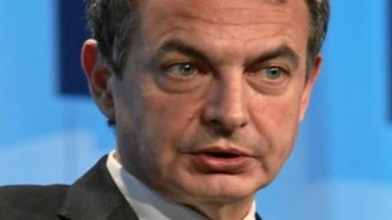 DAVOS/SWITZERLAND, 28JAN10 - Jose Luis Rodriguez Zapatero, Prime Minister of Spain is captured during the session 'Rethinking the Eurozone' at the Congress Centre at the Annual Meeting 2010 of the World Economic Forum in Davos, Switzerland, January 28, 2010...Copyright by World Economic Forum.swiss-image.ch/Photo by Monika Flueckiger...