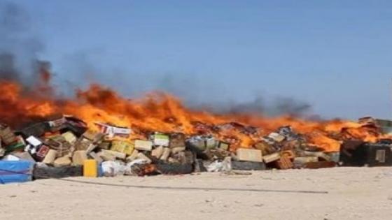 طانطان… إتلاف أزيد من 16 طن من مخدر الشيرا بجماعة الوطية