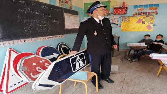 إمنتانوت… درس حول السلامة الطرقية لفائدة تلاميذ وتلميذات مجموعة مدارس “تكديرت”