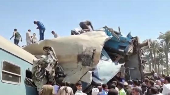 مصر…قتلى وجرحى في حادث تصادم قطارين بمحافظة سوهاج