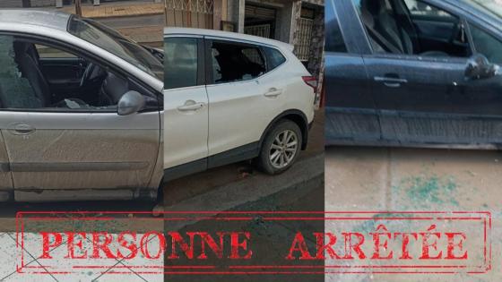 أمن القنيطرة يوقف شخصا عرّض زجاج مجموعة من السيارات للكسر وألحق بها خسائر مادية