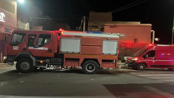 إمنتانوت: إشتعال النيران بمحل أثواب بالقيسارية القديمة