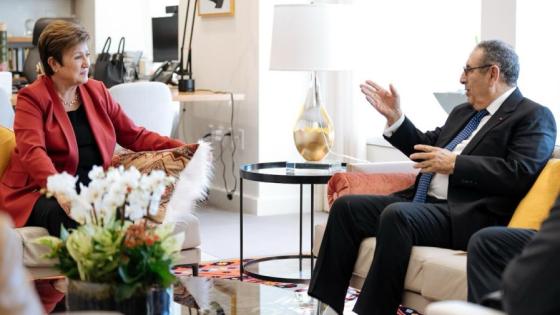 سفير جلالة الملك بواشنطن يتباحث مع المديرة العامة لصندوق النقد الدولي