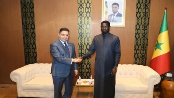 الرئيس السنغالي باسيرو ديوماي فاي يستقبل ناصر بوريطة