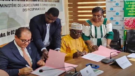 OCP Africa يوقع بروتوكول إتفاق شراكة مع وزارة الفلاحة بمالي