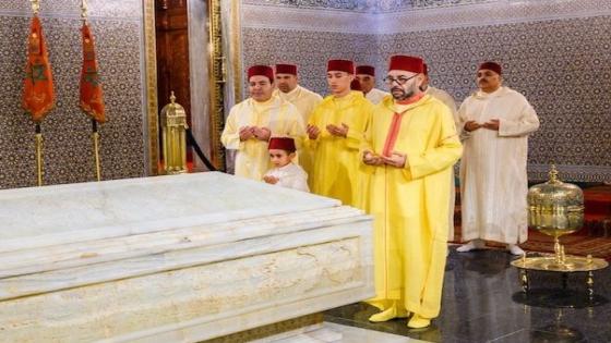 جلالة الملك يترحم على روح جده الملك محمد الخامس
