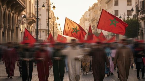 المدن المغربية تكتسي ألوان الوطن في إحتفالات الذكرى الخمسينية للمسيرة الخضراء