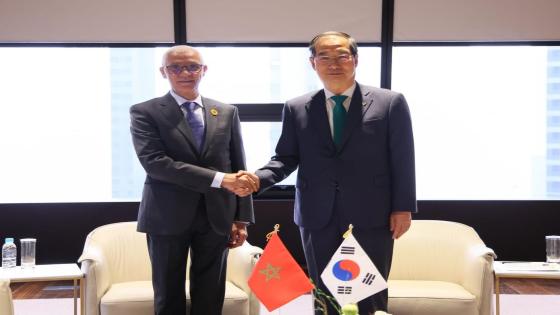 الطالبي العلمي يجري بالعاصمة سيول مباحثات مع الوزير الأول الكوري