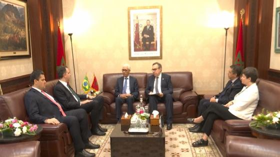 الطالبي العلمي يستقبل رئيس الكونغرس البرازيلي رودريغو باتشيكو