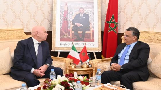 وزير العدل المغربي يستقبل نظيره الإيطالي لتعزيز التعاون القضائي بين البلدين