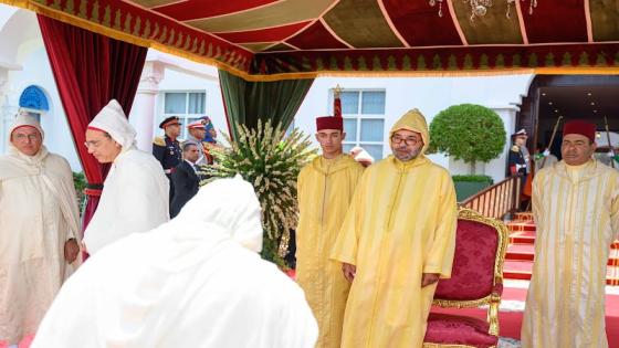 جلالة الملك يترأس بالمضيق حفل إستقبال بمناسبة عيد العرش المجيد