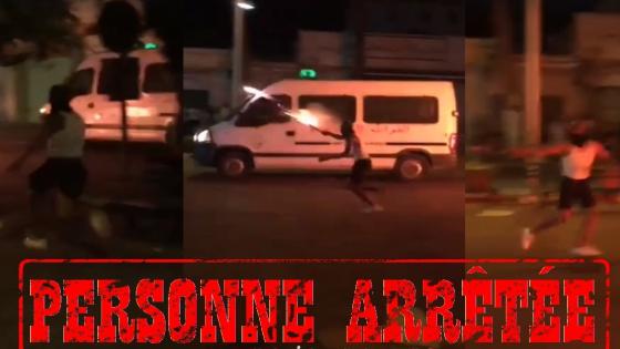 رشق سيارة للقوات العمومية بشهب نارية مشتعلة يجر قاصر للتوقيف بالمحمدية