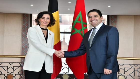 ناصر بوريطة يجري مباحثات مع ووزيرة الشؤون الخارجية ببلجيكا