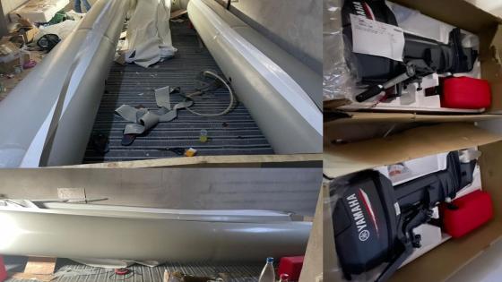 أمن العيون يفكك ورشة لصناعة القوارب المطاطية المخصصة للهجرة السرية