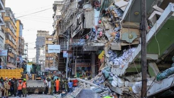 تنزانيا.. مصرع 16 شخصا في حادث إنهيار مبنى بدار السلام