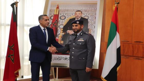 حموشي يستقبل القائد العام لشرطة أبوظبي بدولة الإمارات العربية المتحدة