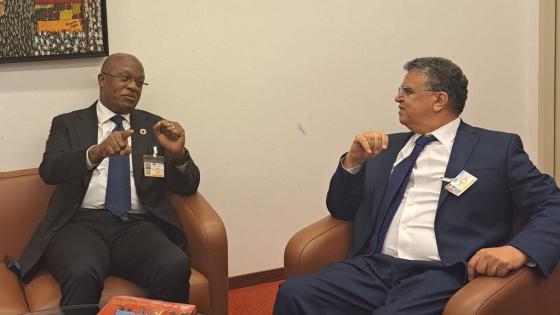 وزير العدل يجري مباحثات مع نظيره الغابوني بجنيف