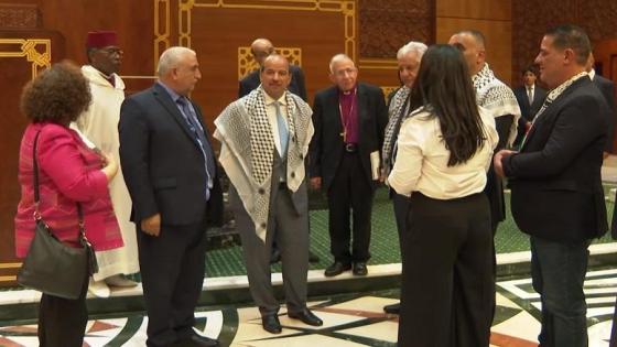 النعم ميارة يستقبل وفدا فلسطينيا