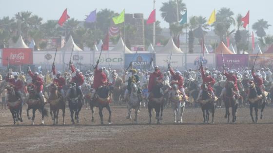 الجديدة.. إقبال جماهيري غفير لفن التبوريدة بموسم مولاي عبد الله أمغار