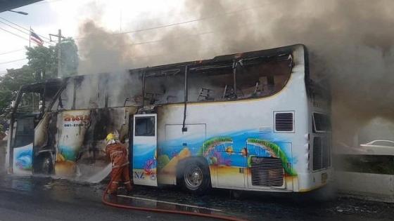 مصرع 23 شخصا في حريق حافلة خلال رحلة مدرسية قرب بانكوك