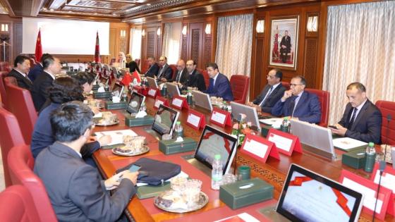 محمد عبد النباوي يستقبل نائب وزير العدل الصيني