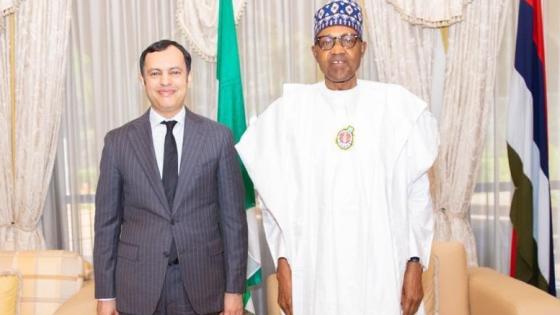 الرئيس النيجيري يستقبل يونس السكوري حاملا رسالة من جلالة الملك