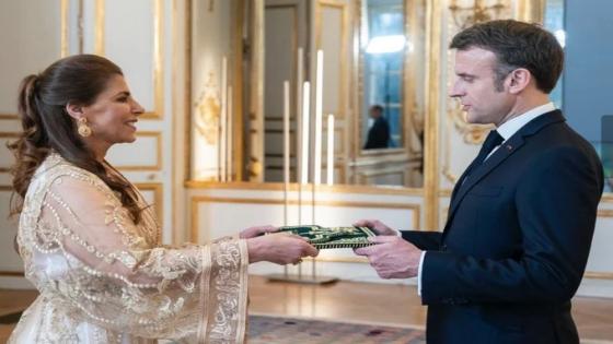 سفيرة جلالة الملك تقدم أوراق إعتمادها للرئيس الفرنسي