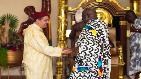 بوريطة يمثل جلالة الملك في حفل تخليد الذكرى 25 لعهد عاهل مملكة الأشانتي