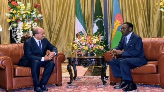 رئيس غينيا الإستوائية يستقبل النعم ميارة