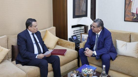 أخنوش يستقبل رئيس هيئة مراقبة التأمينات والإحتياط الإجتماعي