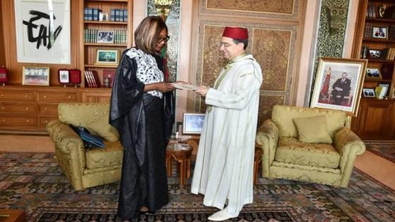 بوريطة يستقبل وزيرة خارجية جمهورية إفريقيا الوسطى حاملة رسالة خطية إلى جلالة الملك