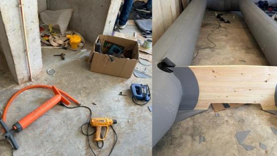 أمن العيون يفكك ورشة لصناعة زوارق معدة للهجرة والتهريب