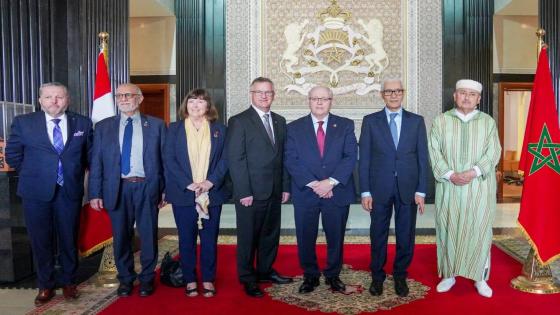 الطالبي العلمي يجري مباحثات مع “جورج فوري” رئيس مجلس الشيوخ الكندي