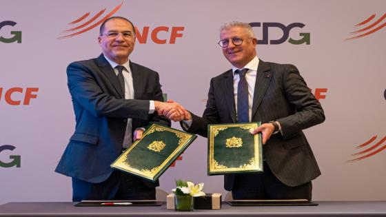 CDG و ONCF يوقعان إتفاقية شراكة إستراتيجية