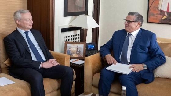 أخنوش يتباحث مع “برونو لومير” وزير الإقتصاد والمالية الفرنسي 