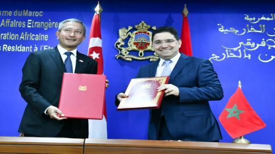 التوقيع على مذكرة تفاهم ورسالة نوايا بين المغرب وسنغافورة