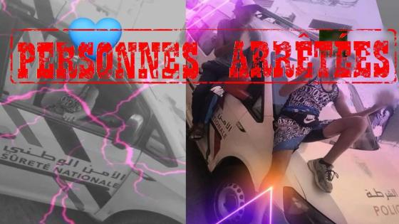 إمتطاء سيارة للأمن يجر شخصين للتوقيف بتطوان