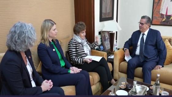 أخنوش يستقبل الرئيسة المديرة العامة لهيئة تحدي الألفية