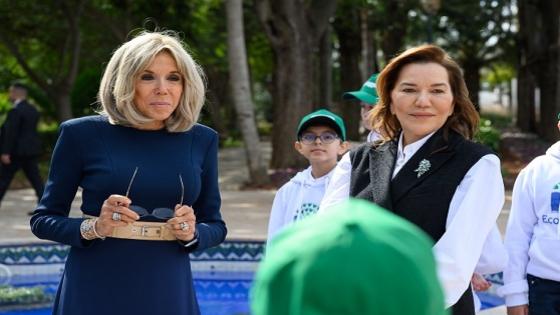 الأميرة للا حسناء والسيدة بريجيت ماكرون تزوران حديقة التجارب النباتية بالرباط