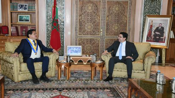 بوريطة يستقبل رئيس برلمان مجموعة دول الأنديز