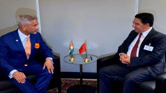 مباحثات بين ناصر بوريطة ونظيره الهندي